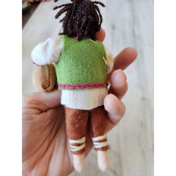 heart felt cannon Jack beanstalk ornament falls RARE Xmas unique tree - Picture 6 of 9